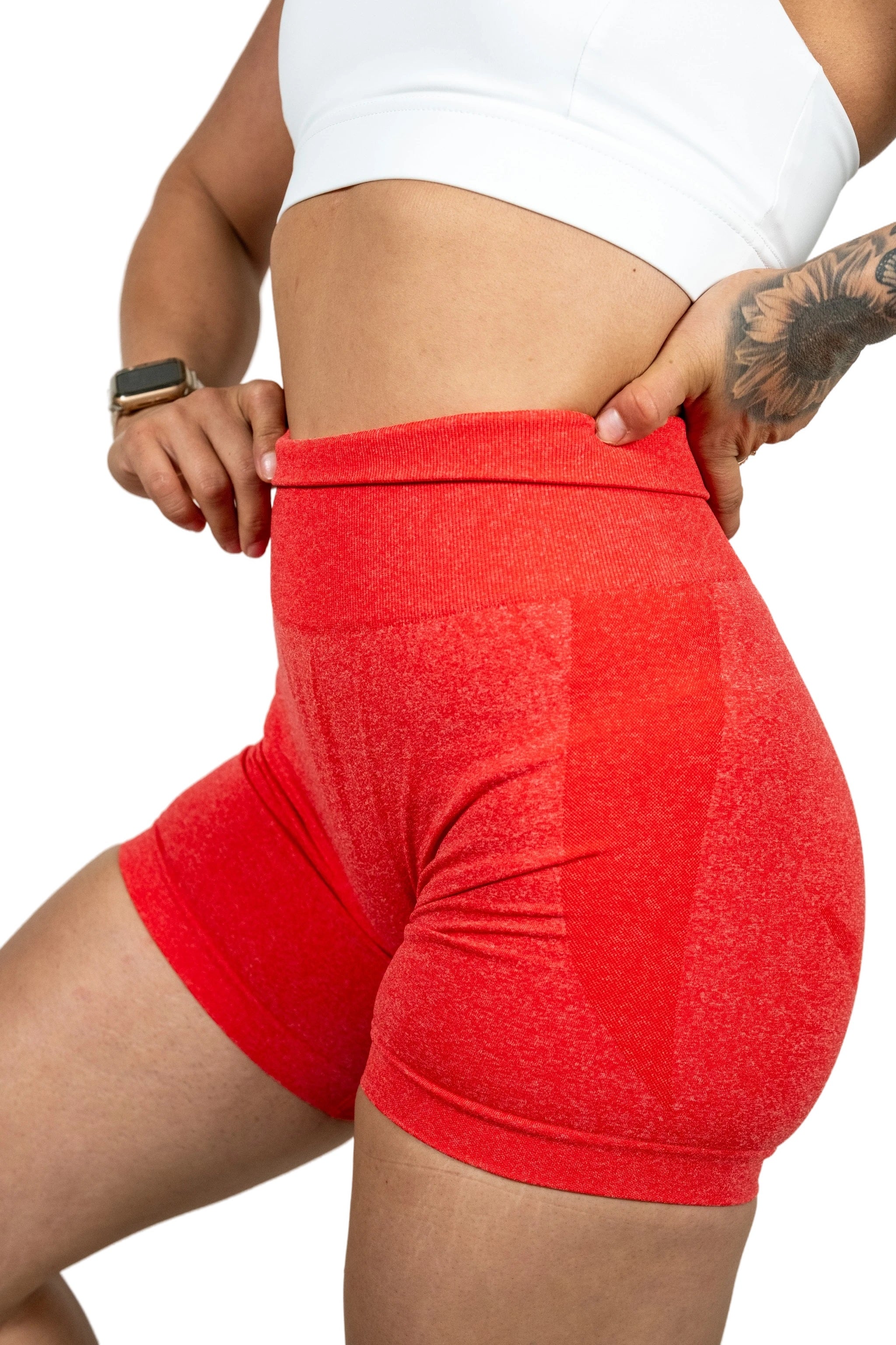 Candy Apple Contour Seamless Shorts – Embody Confidence