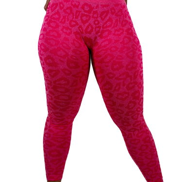 Pink Leopard Seamless Leggings