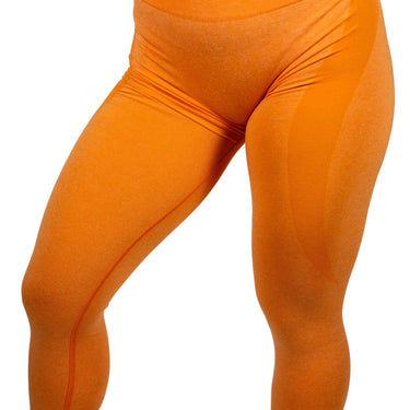 Orange Contour Seamless Leggings